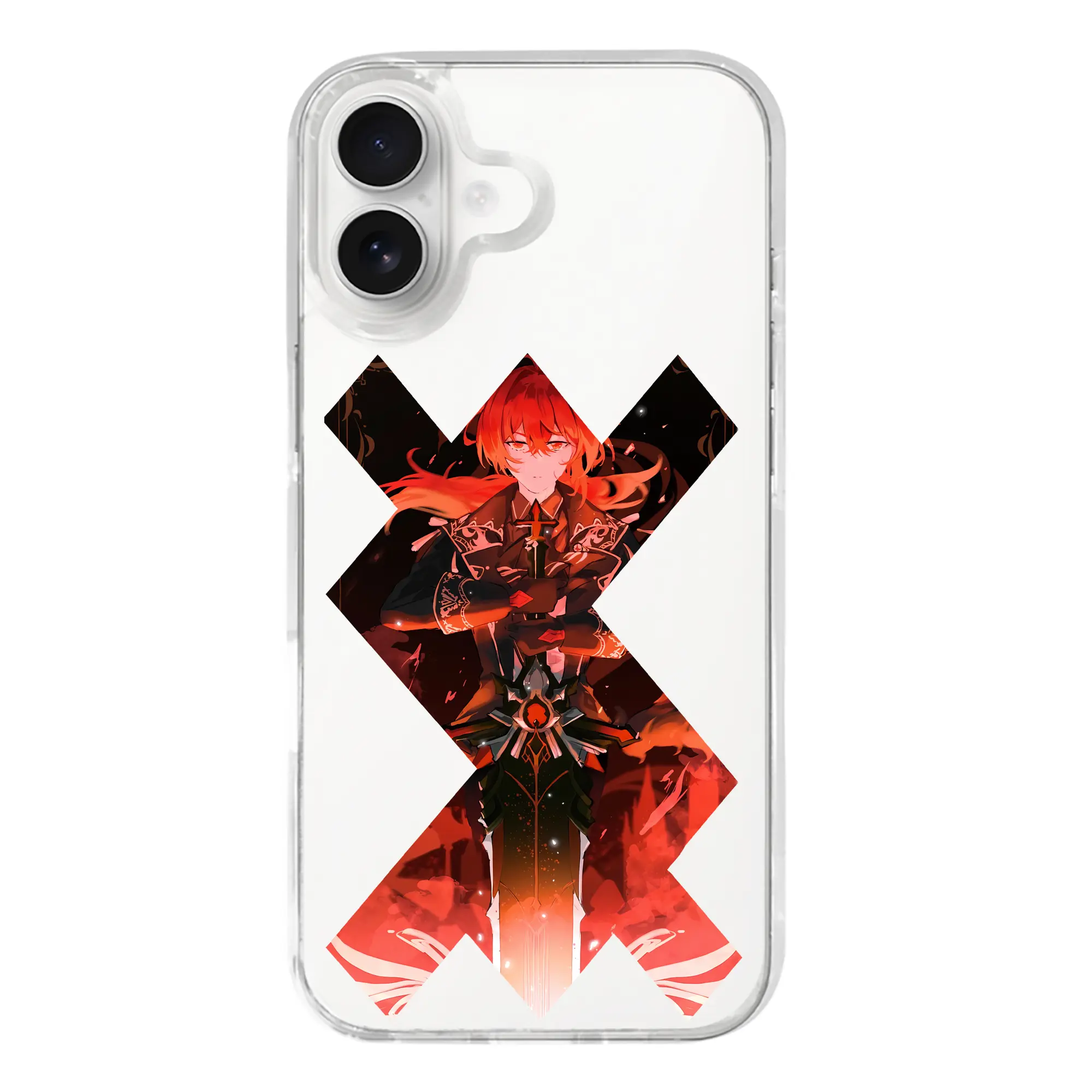 原 神 グッズ ディルック - iPhone 17シリーズ 透明スマホケース – 薄型・耐衝撃・精密フィット保護カバー